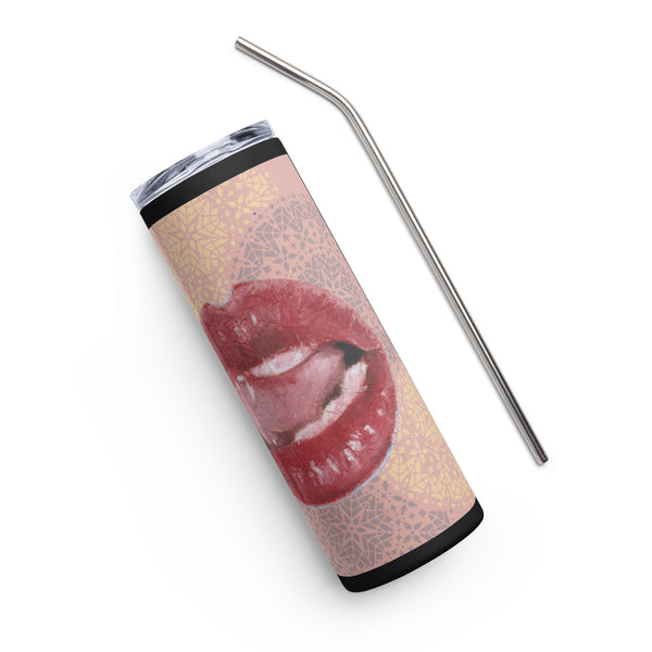 Lips #1 Stainless steel tumbler