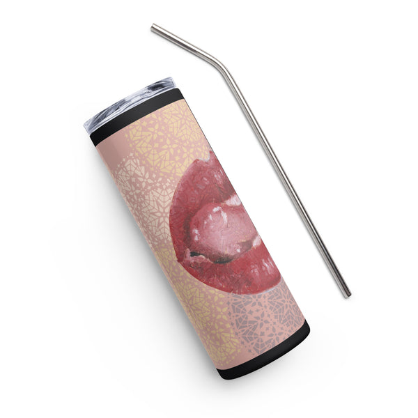 Lips #1 Stainless steel tumbler